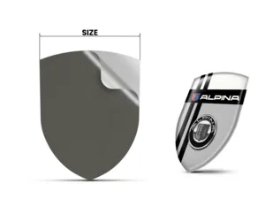 Alpina Fensteraufkleber Auto Sportlich Anpassbar Minimal